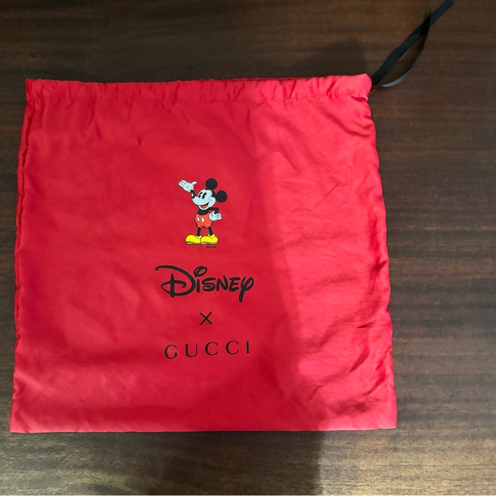 Gucci x Disney Mickey Mouse Collaboration Red Dust Bag